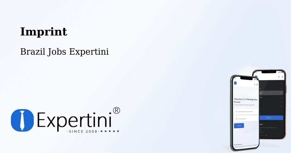 Imprint – São Gabriel - Brazil Jobs Expertini